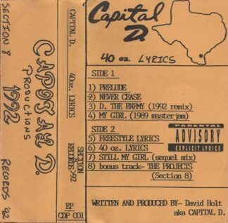Capital D. - 40 oz. Lyrics